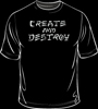 By the Sword 'Create and Destroy' tee - black tee